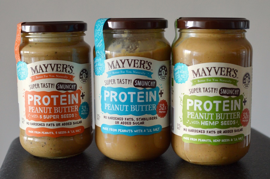 Product review Mayver’s Protein+ Peanut Butter Gaby Mora